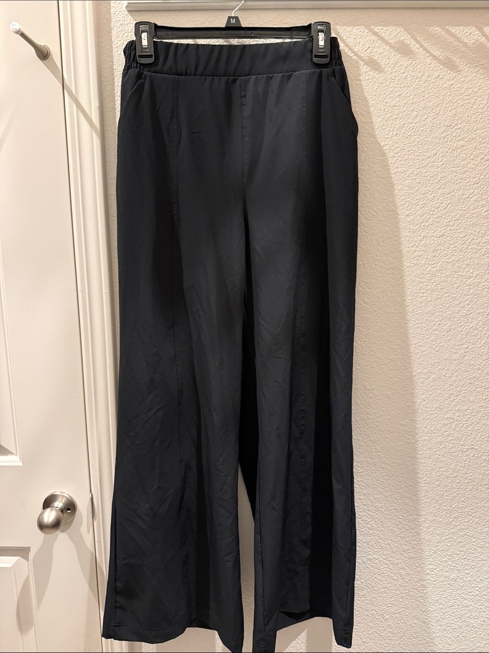 Fabletics Black Wide Leg Pull-On Pants